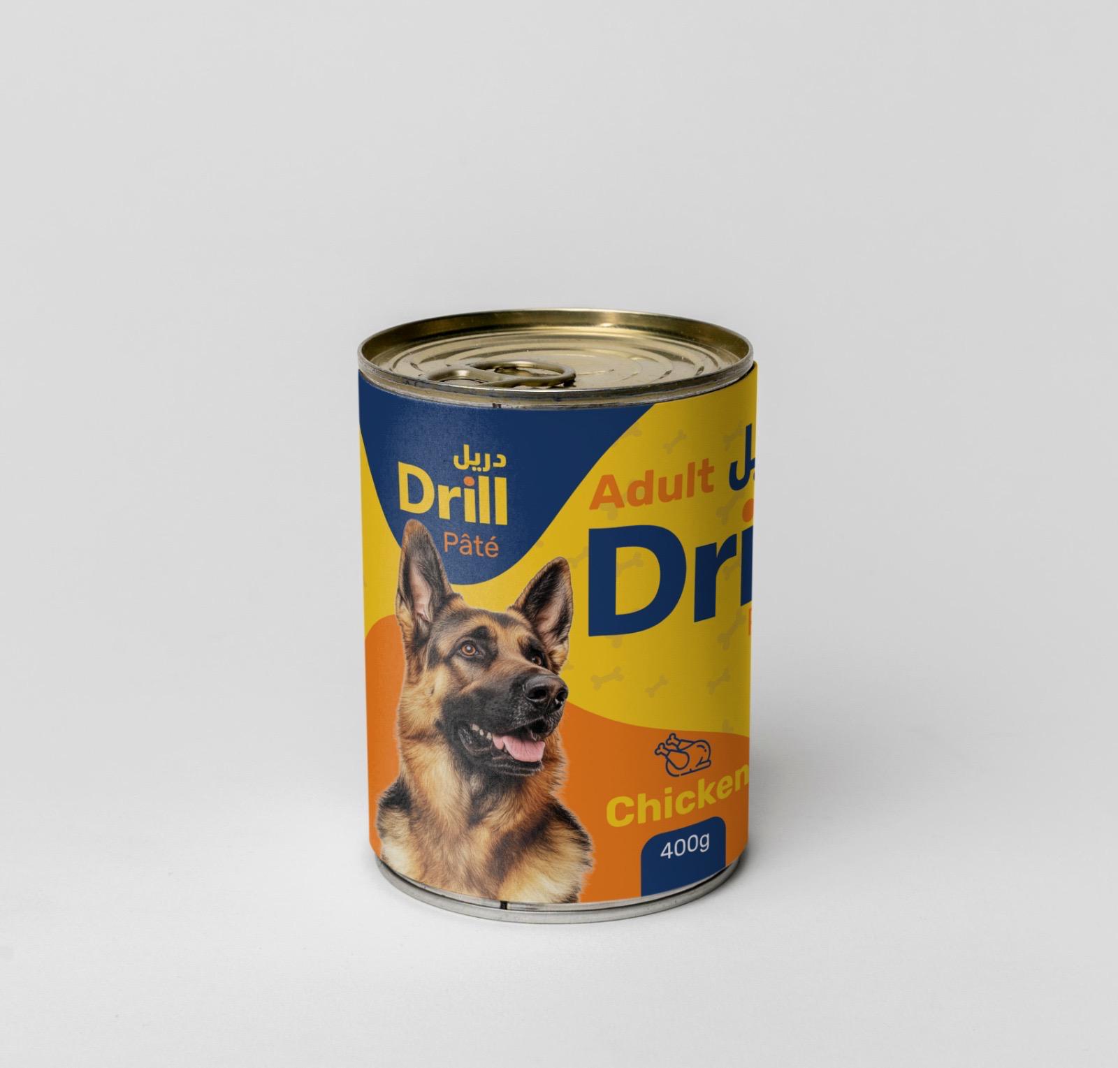 Drill Adult Dog Pâté – Chicken Wet Dog Food 400g