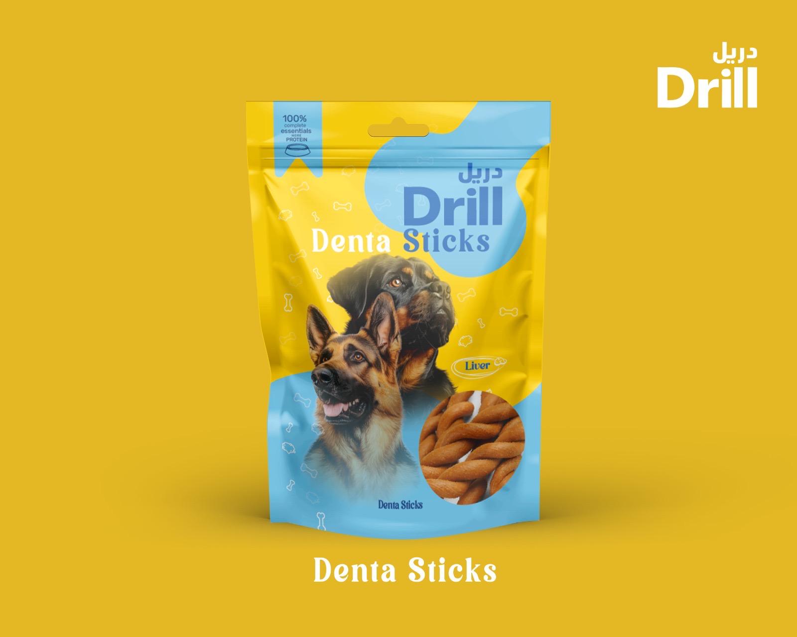 Drill Denta Sticks – Liver Dental Dog Treats
