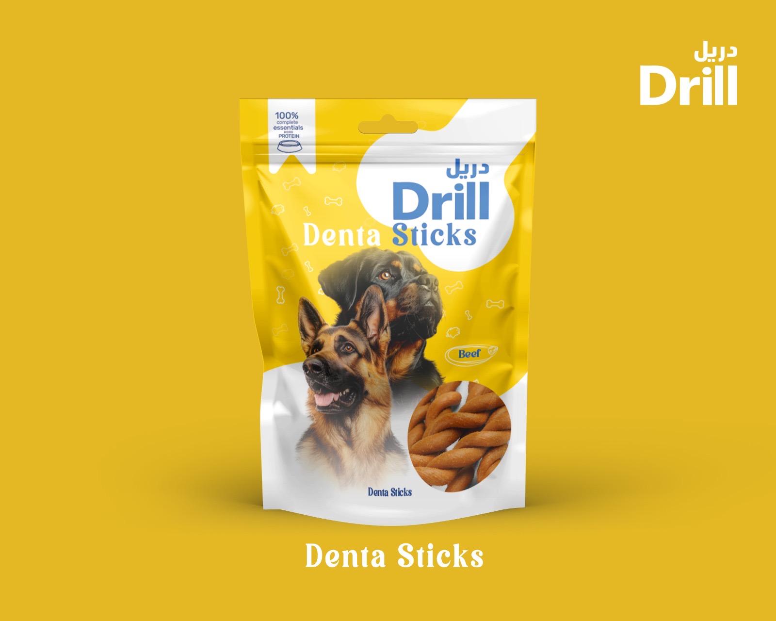Drill Denta Sticks – Beef Dental Dog Treats