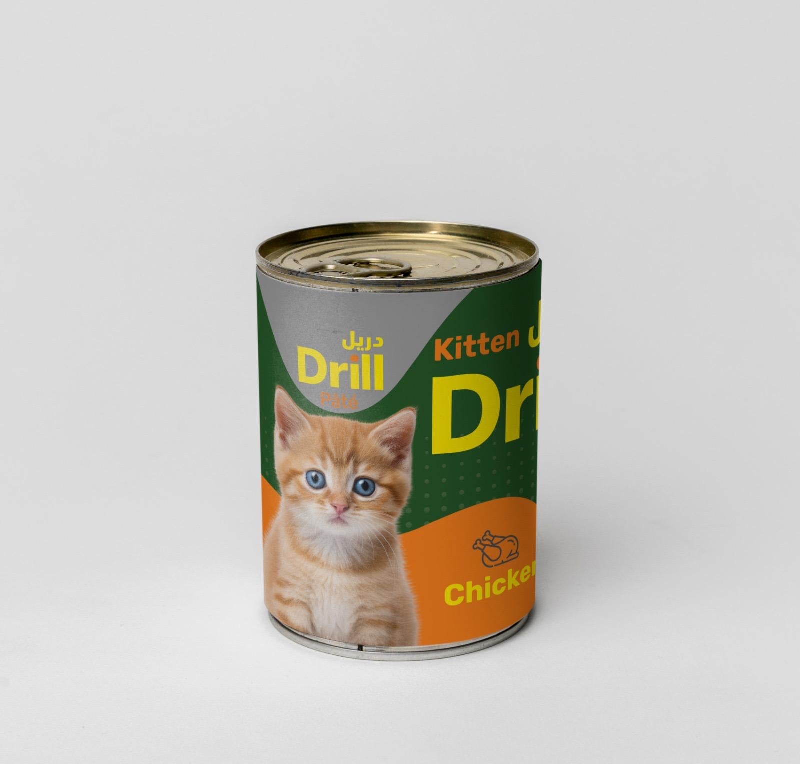 Drill Kitten Pâté – Chicken Wet Cat Food 400g