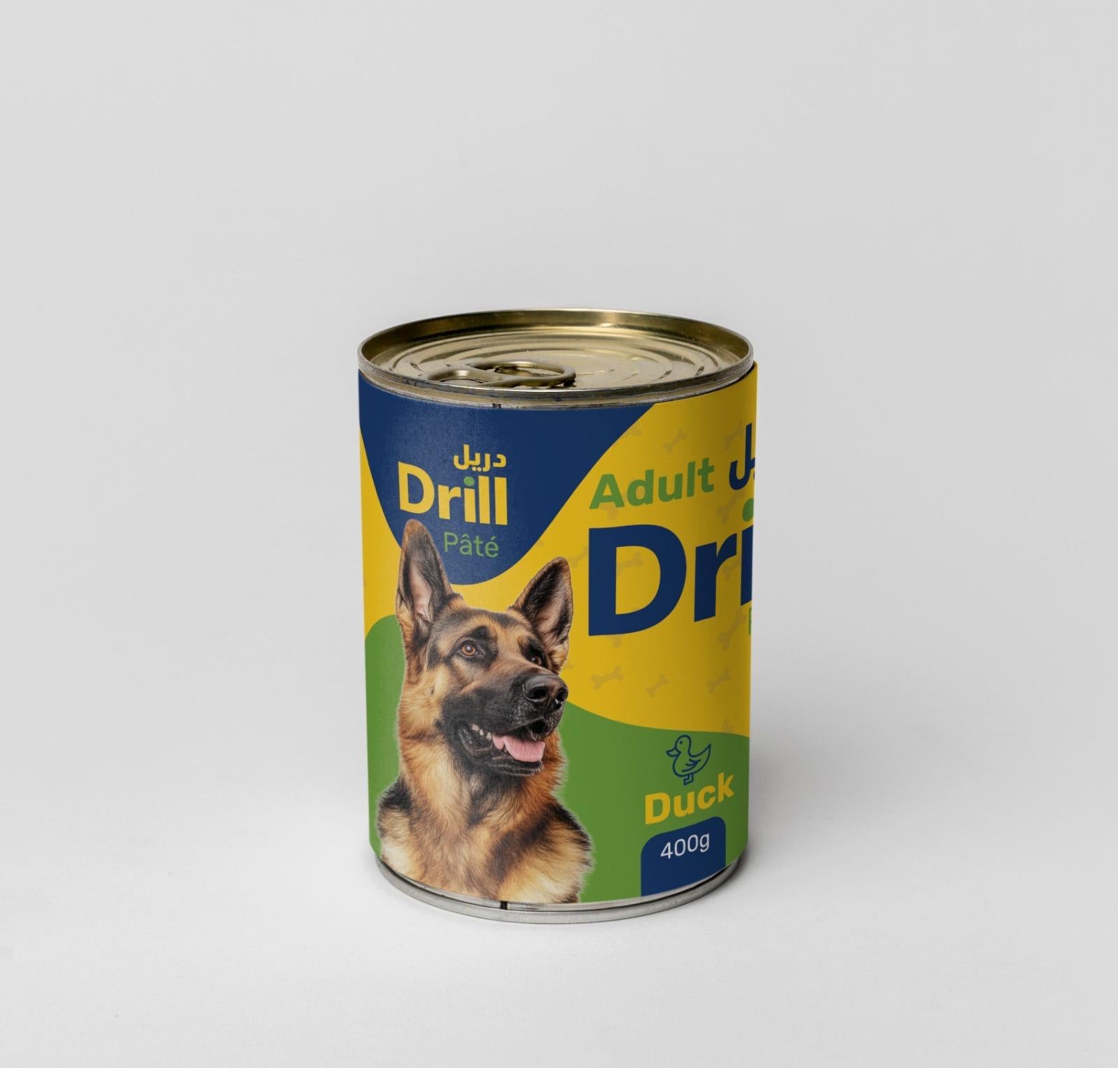 Drill Adult Dog Pâté – Duck Wet Dog Food 400g
